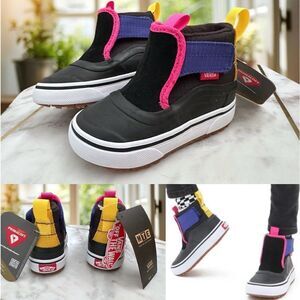 VANS Toddler Slip-On Hi Terrain V MTE Insulated Snow Winter Duck Boots Size 6